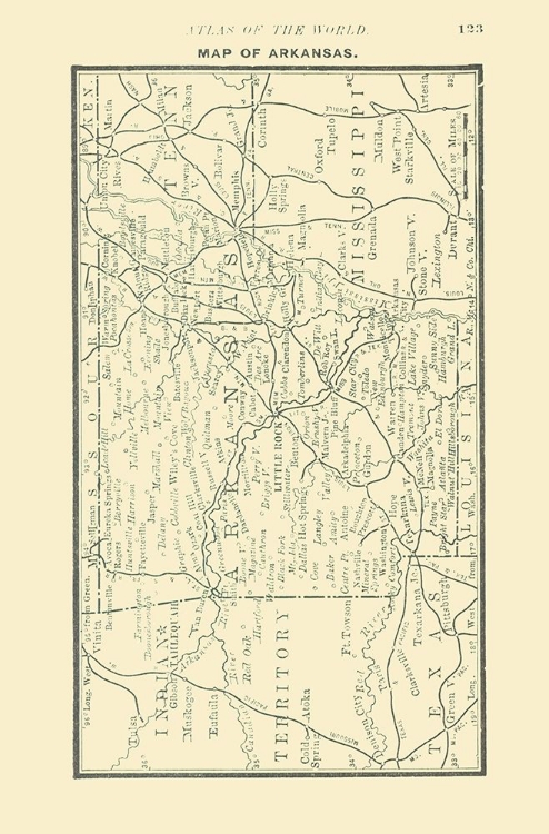 Picture of ARKANSAS - ALDEN 1886