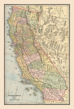 Picture of CALIFORNIA, UNITED STATES - CRAM 1888