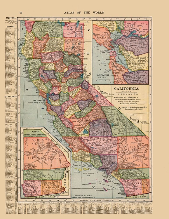 Picture of CALIFORNIA - HAMMOND 1910