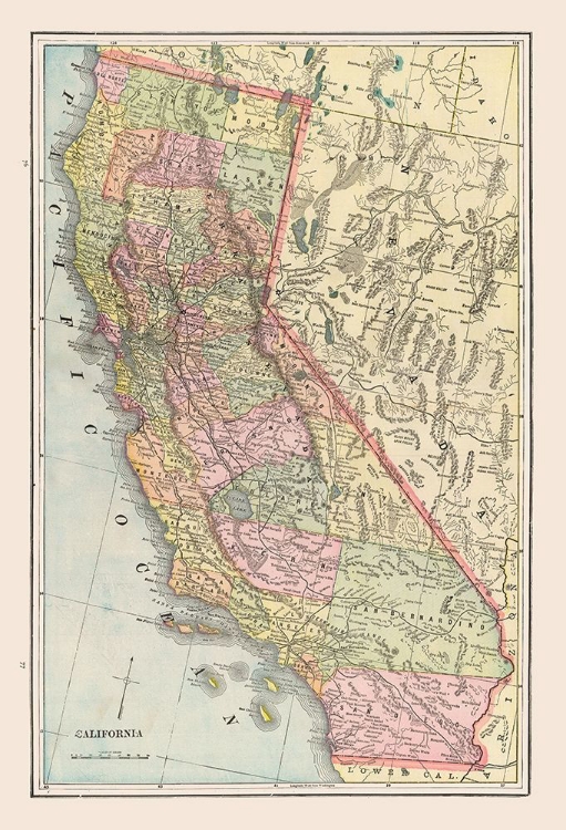 Picture of CALIFORNIA - CRAM 1892