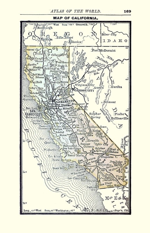 Picture of CALIFORNIA - ALDEN 1886