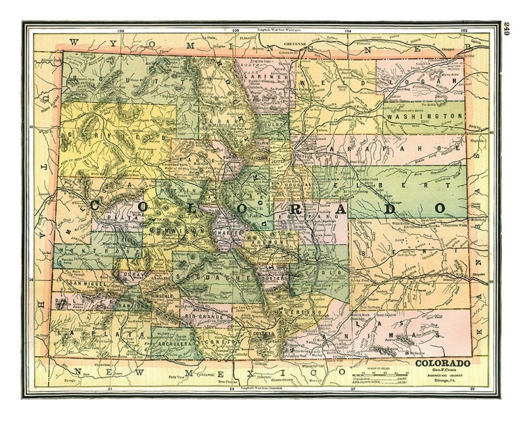 Picture of COLORADO - JOHNSON 1888