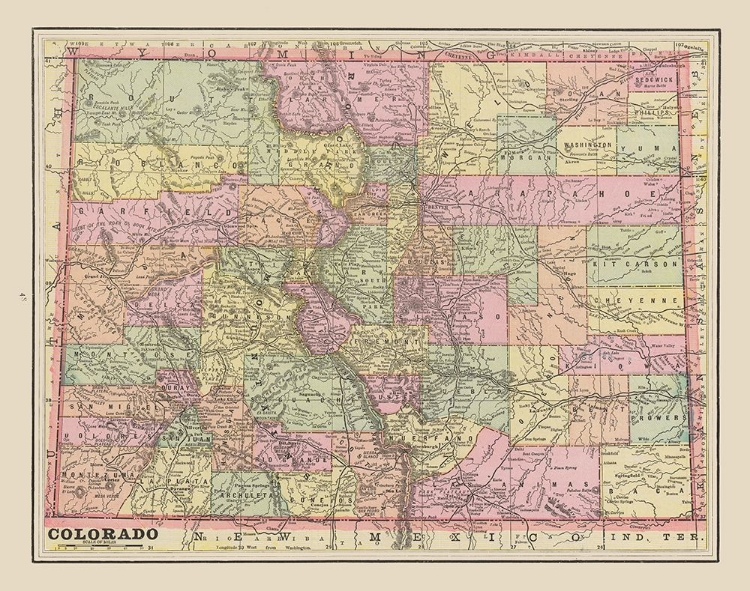 Picture of COLORADO - CRAM 1892