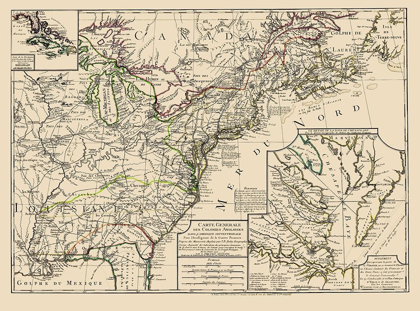 Picture of US EAST OF MISSISSIPPI RIVER - PHELIPPEAUX 1783