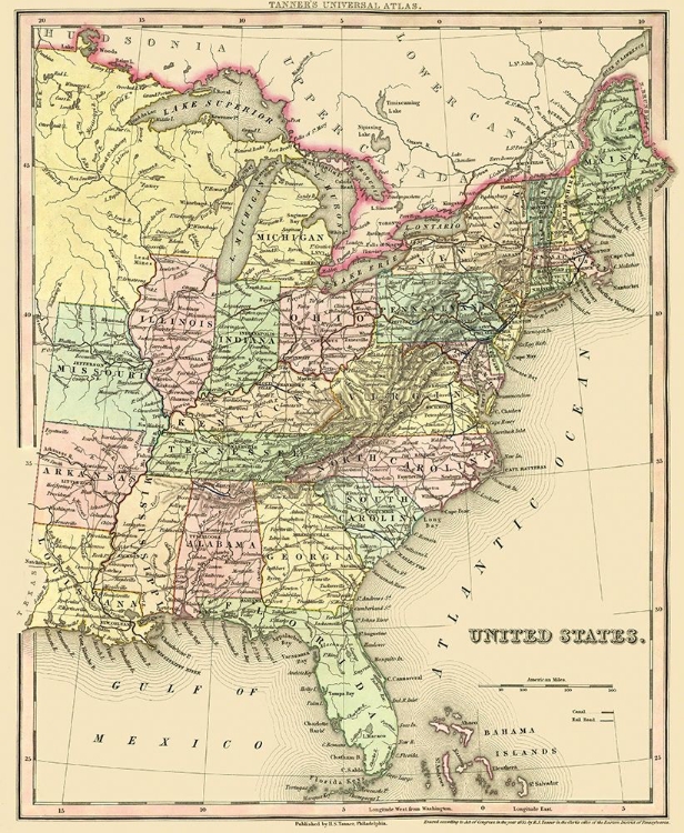 Picture of UNITED STATES EASTERN - TANNER 1835