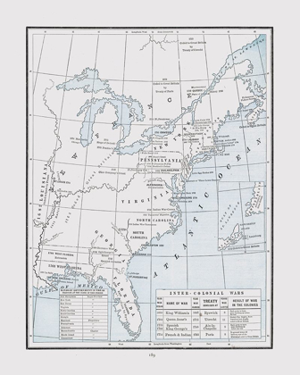 Picture of INTER COLONIAL WARS - CRAM 1892