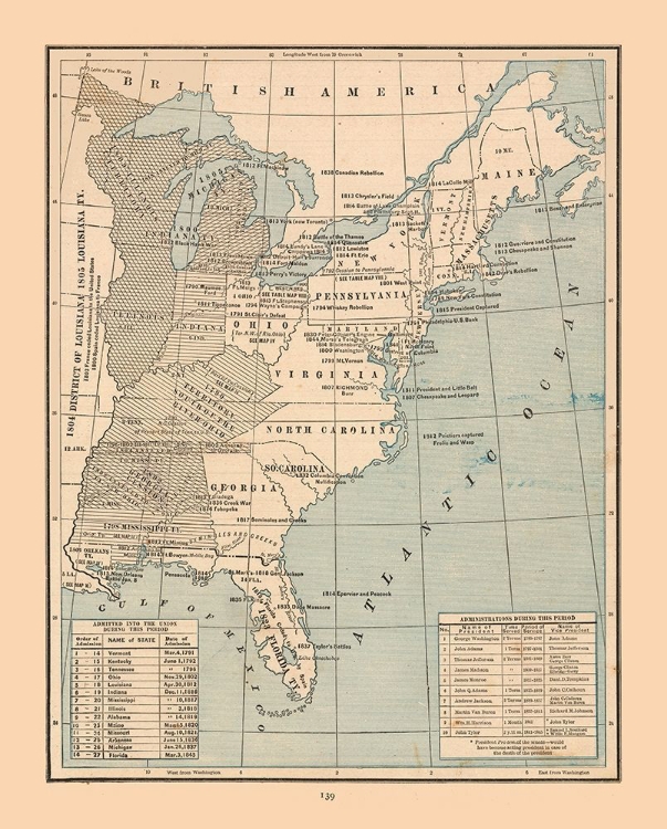 Picture of UNITED STATES, EXPANSION- CRAM 1888