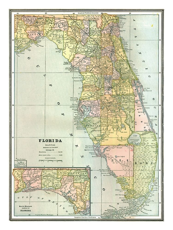 Picture of FLORIDA - JOHNSON 1888