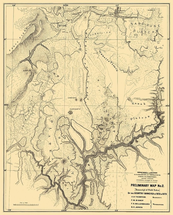 Picture of GRAND CANYON ARIZONA - 1873