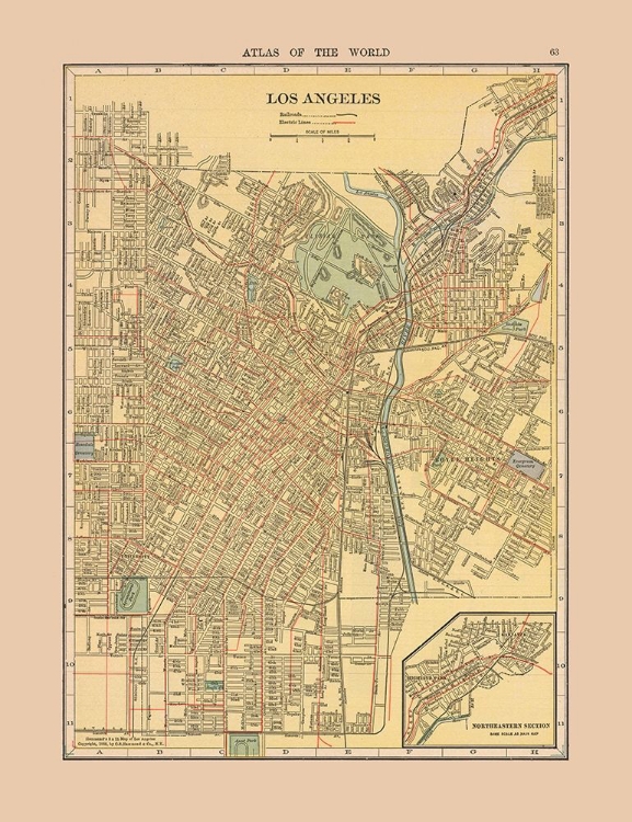 Picture of LOS ANGELES CALIFORNIA - HAMMOND 1910