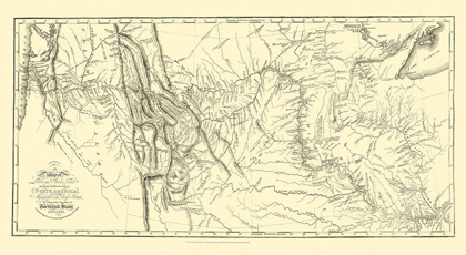 Picture of LEWIS AND CLARK TRACK ACROSS NORTH AMERICA