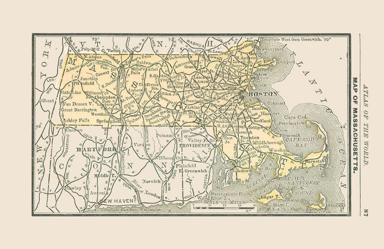 Picture of MASSACHUSETTS - ALDEN 1886