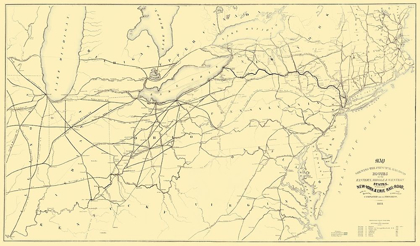 Picture of NEW YORK AND ERIE RAILROAD - 1853