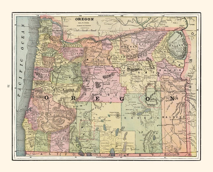 Picture of OREGON - CRAM 1892