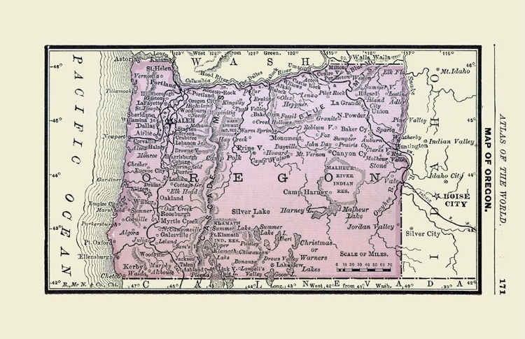 Picture of OREGON - ALDEN 1886