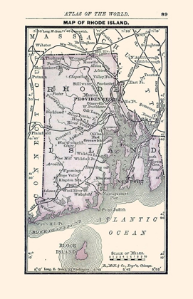 Picture of RHODE ISLAND - ALDEN 1886