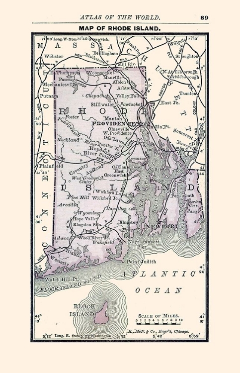 Picture of RHODE ISLAND - ALDEN 1886