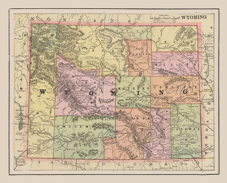 Picture of WYOMING - CRAM 1892