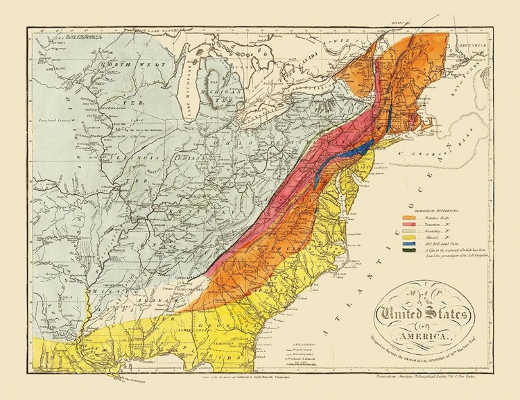 Picture of UNITED STATES OF AMERICA - MELISH 1817