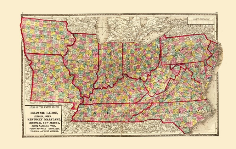 Picture of US - IOWA AND MISSOURI - PENNSYLVANIA AND CAROLINA