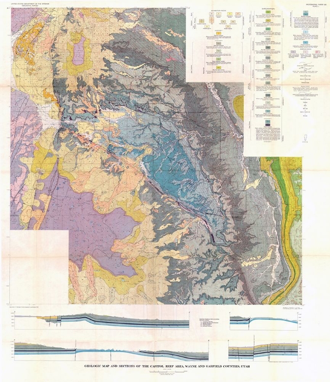 Picture of CAPTIOL REEF WAYNE GARFIELD COUNTIES UTAH