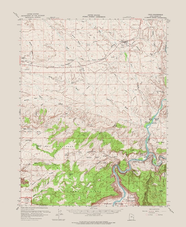 Picture of CISCO UTAH QUAD - USGS 1958