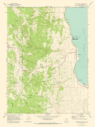 Picture of GARDEN CITY UTAH QUAD - USGS 1969