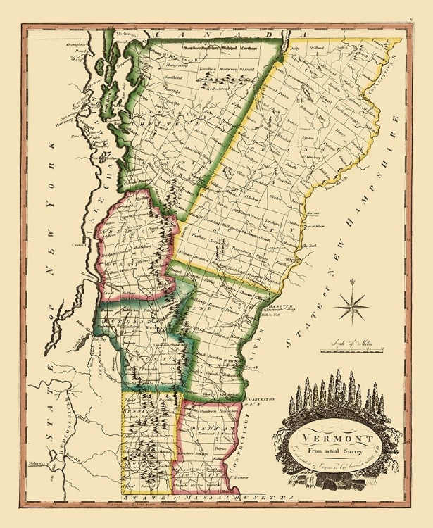 Picture of VERMONT - DOOLITTLE 1795