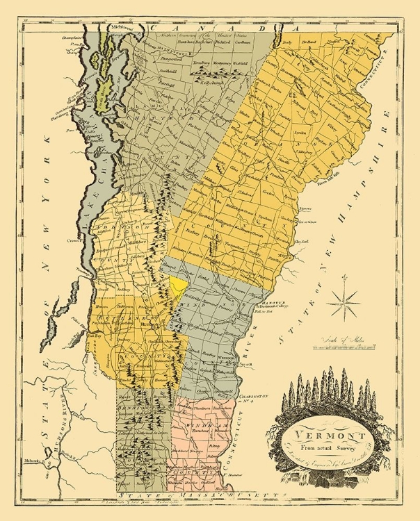 Picture of VERMONT - DOOLITTLE 1814