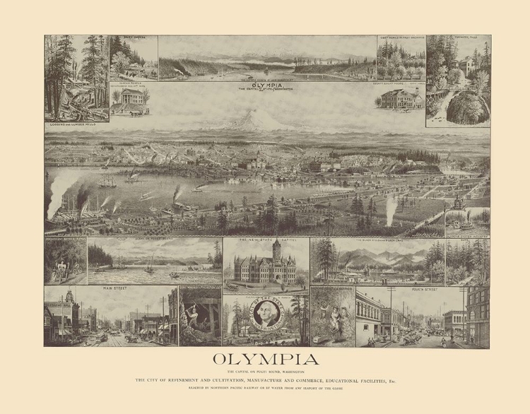 Picture of OLYMPIA WASHINGTON - LANGE 1903