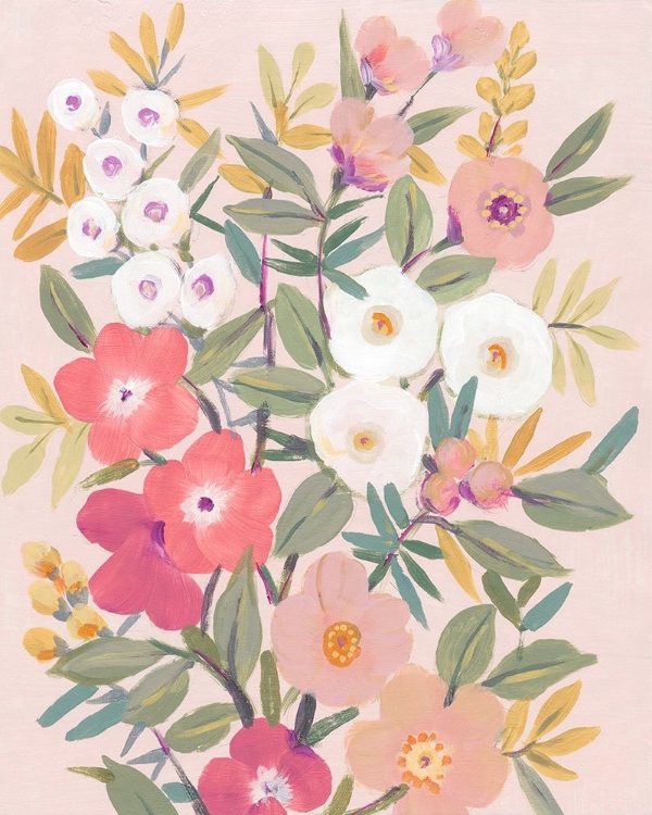 Picture of PRETTY PINK FLORAL I