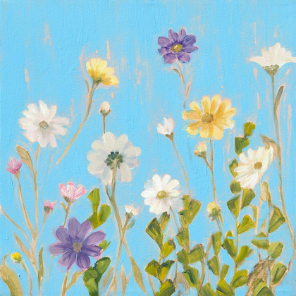 Picture of WILD FLOWERS ON CERULEAN III