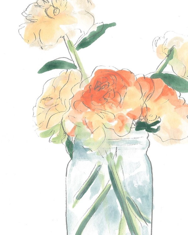 Picture of SOFT POSY SKETCH I