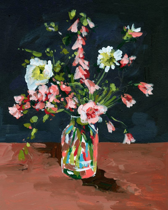 Picture of BOTTLE AND FLOWERS I