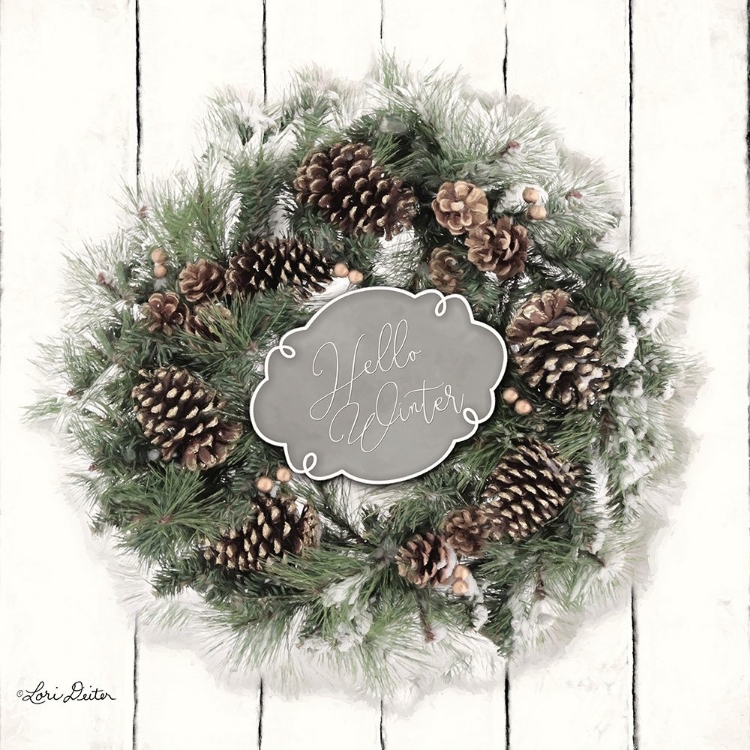 Picture of HELLO WINTER WREATH