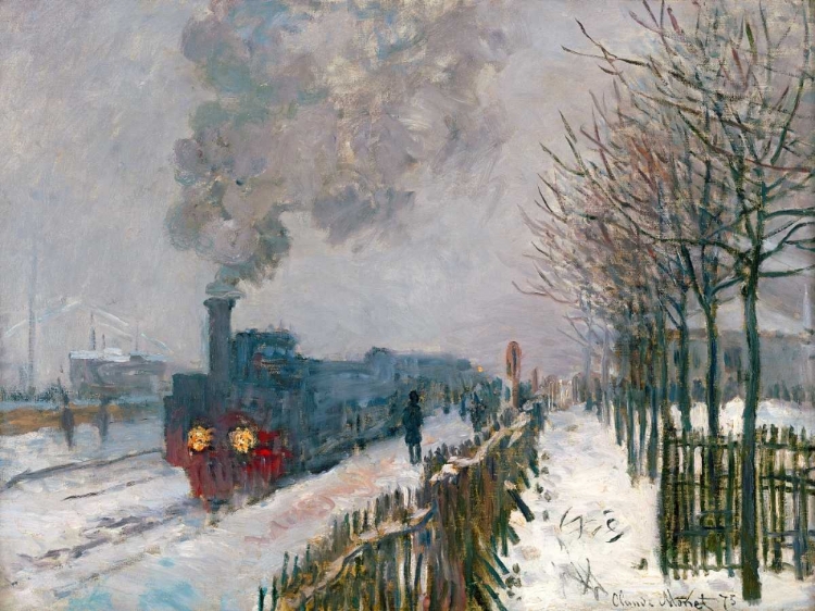 Picture of LE TRAIN DANS LA NEIGE