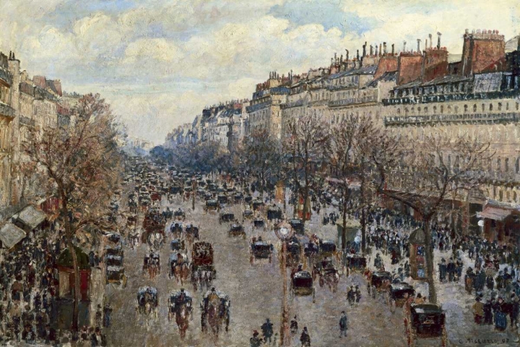 Picture of BOULEVARD MONMARTRE A PARIS