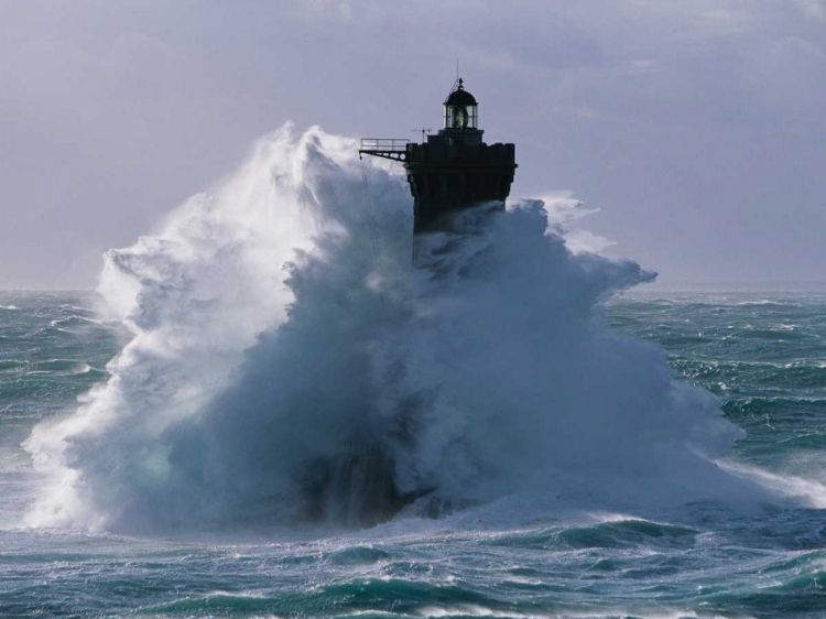 Picture of PHARE DU FOUR LORS D UNE TEMPETE