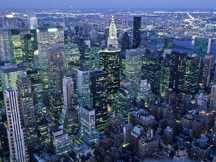 Picture of MANHATTAN SKYLINE AT DUSK, NYC