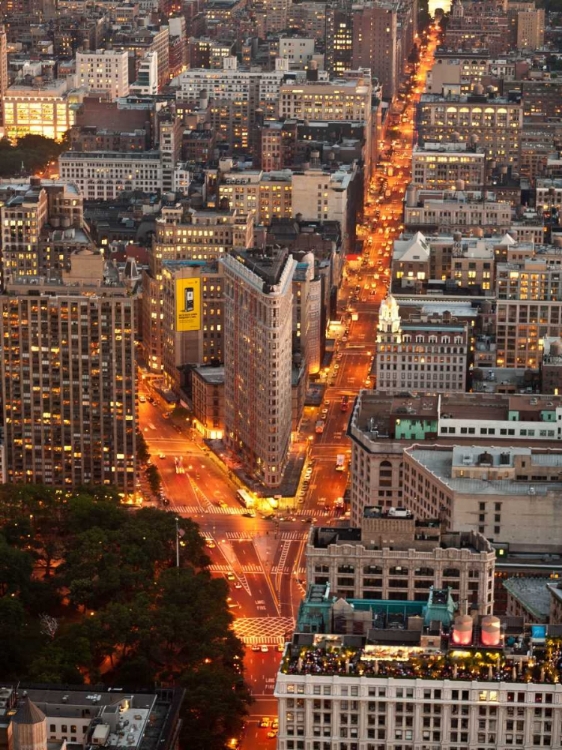 Picture of AERIAL VIEW OF FLATIRON BUILDING, NYC