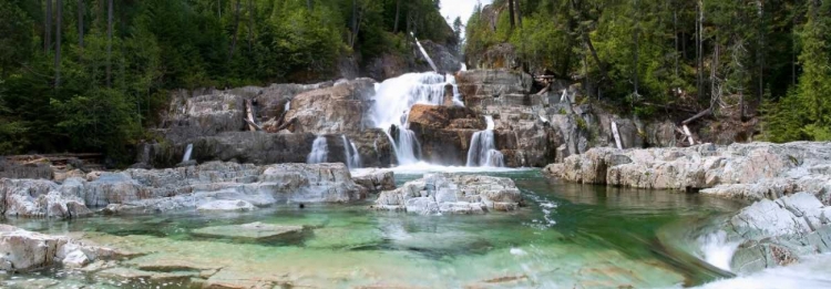 Picture of LOWER MYRA FALLS VANCOUVER ISLAND BRITISH COLUMBIA CANADA