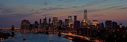 Picture of LOWER MANHATTAN AT DUSK