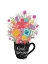 Picture of GOOD MORNING COFFEE FLORAL