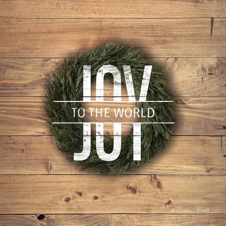 Picture of JOY TO THE WORLD WITH WREATH