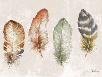 Picture of WATERCOLOR FEATHERS