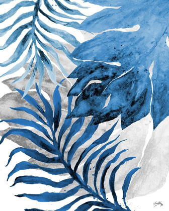 Picture of BLUE FERN AND LEAF II