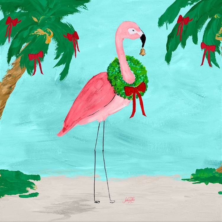 Picture of FA LA LA LA FLAMINGO HOLIDAY I