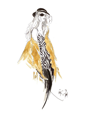 Picture of FASHION SKETCH II