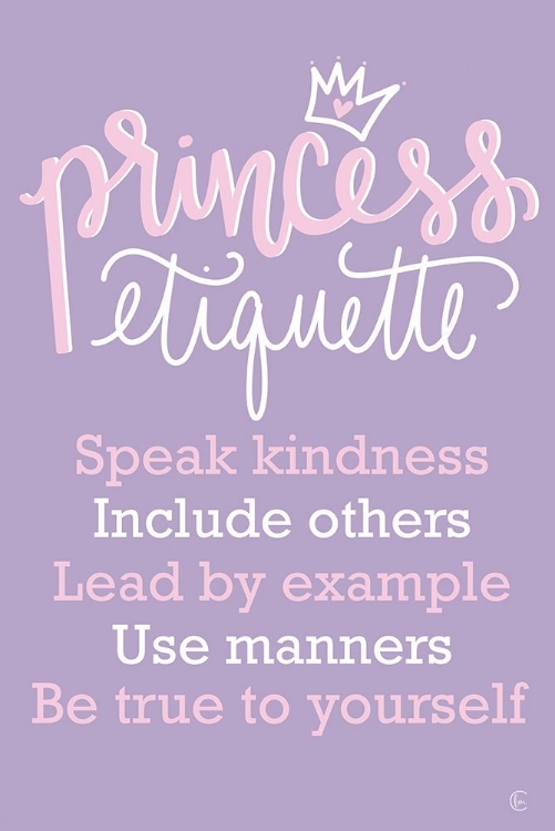 Picture of PRINCESS ETIQUETTE