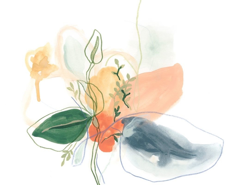 Picture of ABSTRACTED BOUQUET I